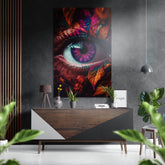 The Eye Brushed Aluminum Dibond Wall Art.